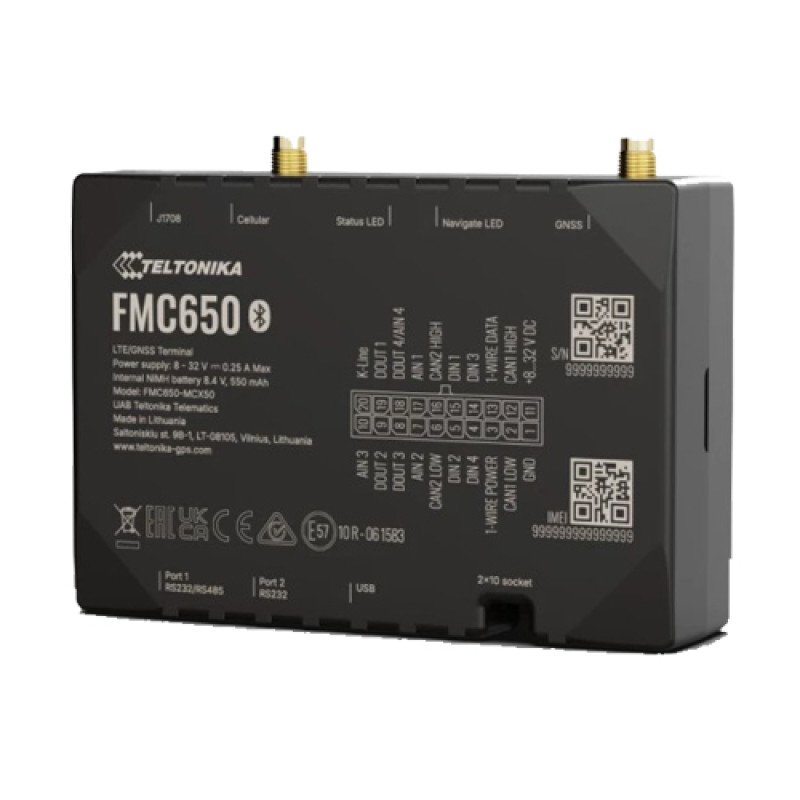 GPS ТРЕКЕР TELTONIKA FMC 650, системы GPS мониторинга - изображение 1
