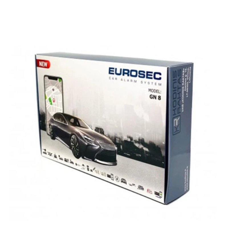 Автосигналізація EUROSEC GN8 CAN-BUS/GSM/GPS, без ID карт, системы GPS мониторинга - изображение 1