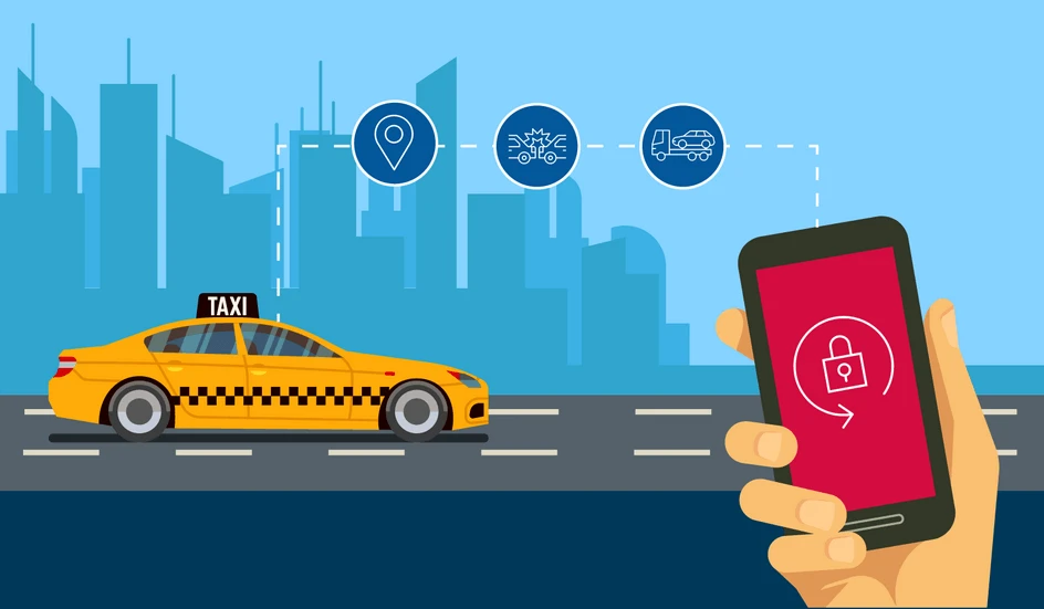 gps контроль такси арендных автомобилей